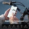 thumbnail image 3 of Actbest Cozy Electric Bike for Adults, 750W Motor 48V 15.6AH Removable Battery,7 Speed,Front Suspension, Wide Saddle, 24"x3.0" Fat Tire E-Mountain Bicycle, APP Control, 3 of 7