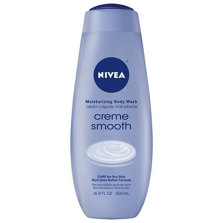 NIVEA Creme Smooth Moisturizing Body Wash 16.9