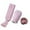 31-Pink, variant on 3-Piece Exfoliating Bath Towel Set with Back Scrubber and Loofah Ball, Plant Fiber Body Scrubber for Deep Cleansing, 13x24cm Size, Gift for Skincare