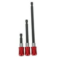 thumbnail image 3 of ORDDIART Support de Bit Étendu Libération Rapide 1 Ensemble Rouge pour Impact Magnétique et Bit de Tournevis 3 Pcs, 3 of 6