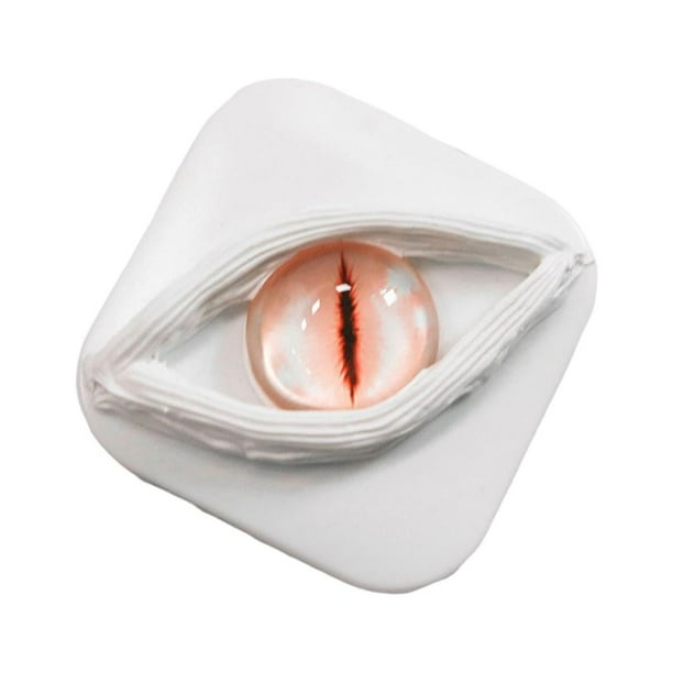 Estuche para lentes de contacto Contenedor para lentes de contacto Elegante, portátil y único Almacenamiento para lentes de contacto Blanco