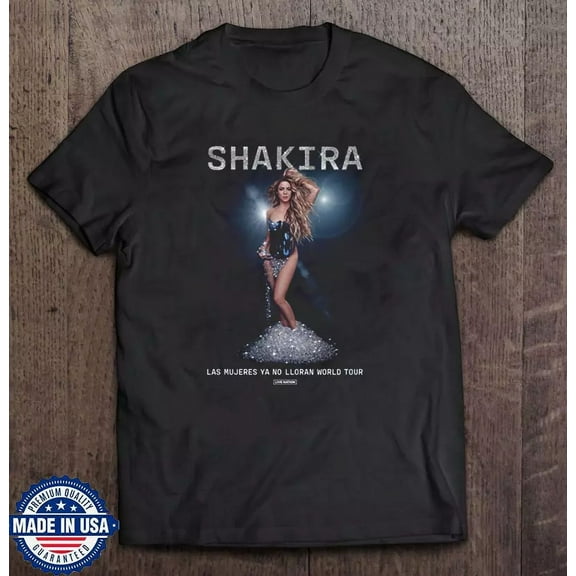 2025 Shakira Las Mujeres Ya No Lloran World Tour T Shirt Full Size S-5XL