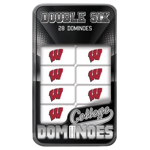 Juego de dominó Masterpieces NCAA Wisconsin Badgers Adult Masterpieces MasterPieces