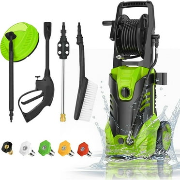 YouYeap Electric Pressure Washer 3000 PSI 2.0 GPM for Household, Great for Cars, Patios, Siding, Driveways
