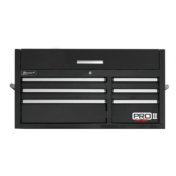 Homak BK02041062 41 in. Pro 2 6-Drawer Top Chest (Black)