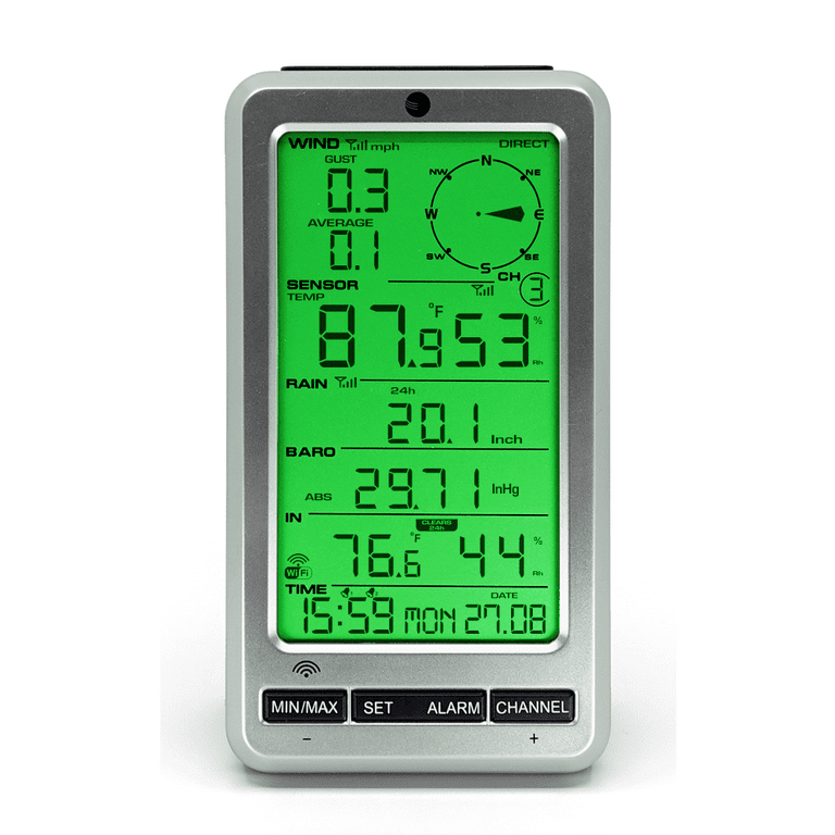 Ambient Weather Smart Home Weather Station Wifi Module Outdoor Thermo- Hygrometer