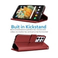 thumbnail image 4 of Galaxy S21 Plus 5G Case, Galaxy S21+ Wallet Case, Galaxy S21+ 5G 2020 PU Leather Cases, Njjex [Kickstand] Luxury PU Leather Wallet Case Flip Folio Cover [Card Slots] [Wrist Strap], 4 of 8