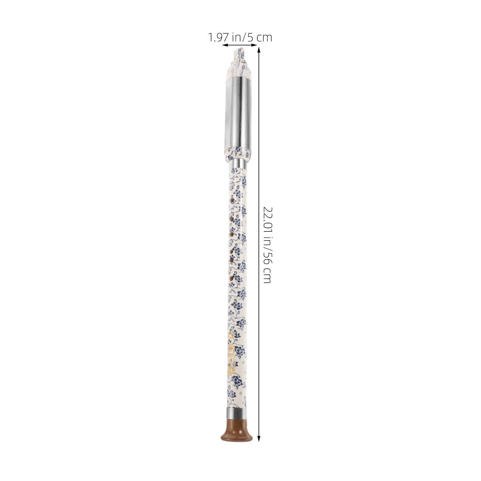 RENACLIPY Sky Ethnic Vertical Bawu Flute and Stainless Steel G Tuning Detachable Musical Instrument for Decor