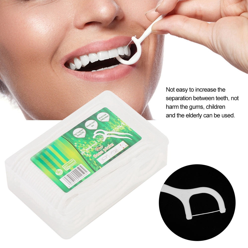 FAGINEY 50pcs Dental Floss Disposable Toothpick Tooth FAGINEY 50pcs Dental Floss Disposable Toothpick Tooth