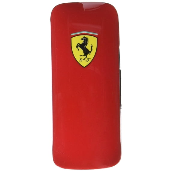 Ferrari FEFLEB26RE Portable Battery Charger - 2 600 mAH - Red USB Charge Cable Included + LED Flashligh