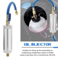 thumbnail image 2 of Injector,2 Ounce 1/4 Coolant Filler Tube R12 R134a R22 Oil Dye 1/4 Pure Liquid Filler Tube Car Liquid Oil Coolant Ounce 1/4 Pure Dye Tool 2 Pure Liquid Oil Air Car Oil Adben Oil Compressor Oil, 2 of 6