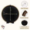 thumbnail image 5 of 97 Decor Vintage Round Picture Frames 3 X 3 - Bronze Circle 3x3 Frame, 5 of 7