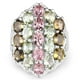 thumbnail image 3 of 6.74 Carat Genuine Brown Tourmaline, Pink Tourmaline & Green Tourmaline .925 Sterling Silver Ring QJ Model, 3 of 3