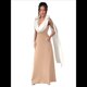 thumbnail image 2 of Vestidos Formales para Mujer: Vestidos de Fiesta, Vestidos de Noche con Cuello en V, Vestidos de Cóctel y Vestidos de Invitada de Boda. Caqui L, 2 of 9