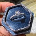 thumbnail image 5 of PERITANG Elegant Engagement Proposal For Women Gift for Wife Lightweight Shiny Cubic Zirconia CZ Ring Ideal Jewelry Gift Comes in Elegant Box, 5 of 8