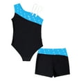 thumbnail image 5 of Alvivi Kids Girls Sleeveless Gymnastics Leotard with Boyshorts Set 6-16, 5 of 5