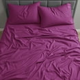 thumbnail image 3 of Nestl King Sheet Set, 1800 Series Microfiber Deep Pocket 4 Piece Bed Sheet Set, 3 of 8