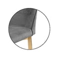 thumbnail image 4 of SILLON OCASIONAL NÉLON ALTO VELVET GRIS PATAS GOLD, 4 of 5