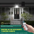 thumbnail image 4 of Reflector LED Solar para Exteriores de 200W, Recargable con Luz Tenue, Impermeable IP65, Luz Blanca Fría，Aigostar, 4 of 8