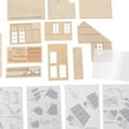 thumbnail image 6 of Miniature House Model Wood Log Cabin Diorama DIY Assembly Educational Toy for Hobbyists and Collectors, 6 of 9