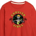 thumbnail image 3 of Nightmare Before Christmas - Ghouled Vibes - Summertime - Toddler And Youth Long Sleeve Graphic T-Shirt, 3 of 5