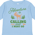 thumbnail image 4 of Inktastic Vintage Adventure is Calling and I Must Go with Moose Boys or Girls Long Sleeve Toddler T-Shirt, 4 of 5