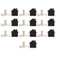 thumbnail image 2 of VIFERR Display Blackboard 10Pcs Mini Wooden Display Blackboard Art Craft Desktop Message Board Wedding Decorations, 2 of 7