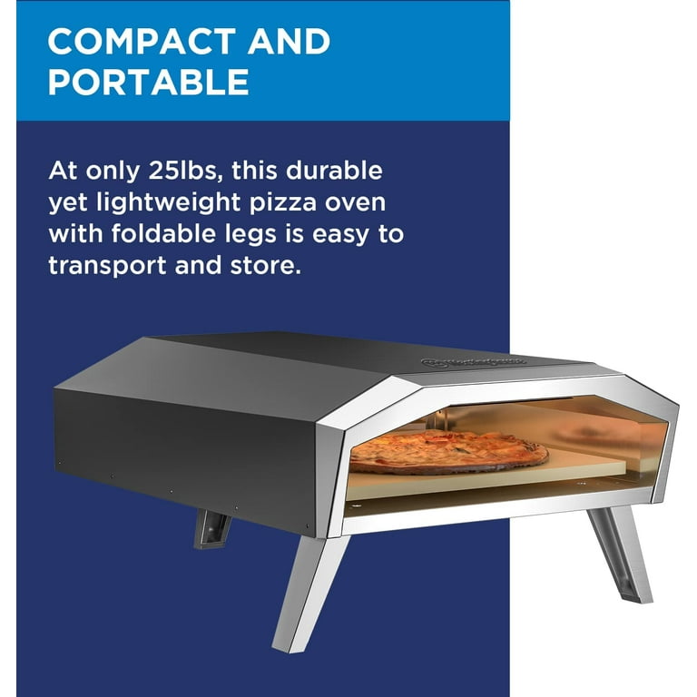 Westinghouse Gas-powered Artisan Outdoor Pizza Oven - Stainless Steel  Portable Pizza Ovens,Gas - Walmart.com