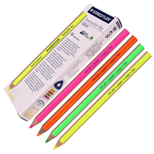 Lápiz Marcador Seco STAEDTLER Textsurfer 128 64-fn x12