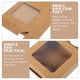 thumbnail image 5 of Caja De Papel Kraft Para Botellas De Vino Con Ventana Caja De Regalo Plegable Para Colgar Caja De Regalo Para Vino Botella De Vino Vacía Para Decoración, 5 of 5