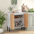 thumbnail image 2 of Giantex Buffet avec Rangement, Bahut de Cuisine, Petite Armoire d'Accent, 2 of 6