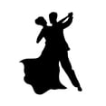 thumbnail image 2 of Dancing Couple Wall Decal by Wallmonkeys Peel and Stick Graphic (48 in H x 37 in W) WM133315, 2 of 4