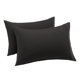 thumbnail image 3 of Amazon Basics - Funda de almohada de microfibra ligera, súper suave, de fácil cuidado, estándar, color negro, 2 unidades, 3 of 3