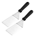 thumbnail image 5 of VERDANVERSE frying spatula Spatula Stainless Steel Serving Professional Chefs Teppanyaki 2pcs, 5 of 8