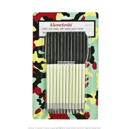 Green 60 PCS 6.5 Aluminum Crossbow Bolts Arrows 50 & 80 lbs Metal Points