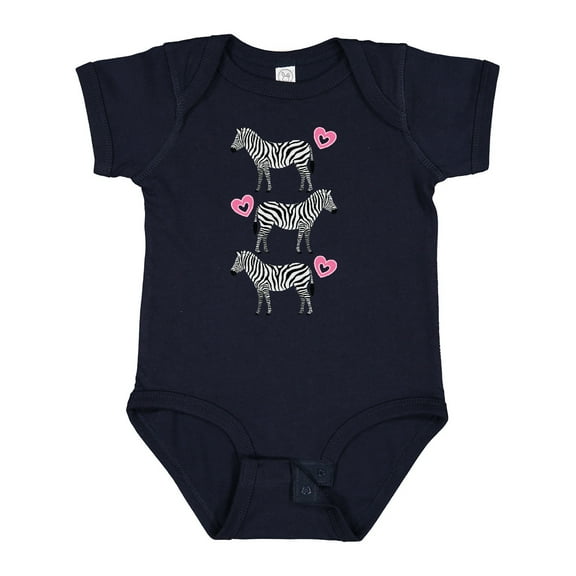 Inktastic Zebra Cute Safari Animal Girls Baby Bodysuit