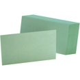 thumbnail image 1 of Oxford(R) Colored Recyc Index Cards, Unru, 4in. x 6in., Vert, Pack de 100, 1 of 5