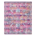 thumbnail image 2 of Unique Loom Budapest Collection Area Rug - Szechenyi (8' x 9' 10" Rectangle Fuchsia/Gold), 2 of 6