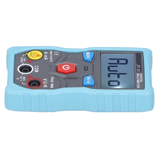 Multímetro ZT-S1 Multímetro Digital Portátil AC DC Medidor De Resistencia De Voltaje De Corriente Instrumento De Medición
