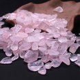 thumbnail image 2 of gemshan Rose-Quartz-Crystal-Chips-Bulk Natural-Irregular-Small-Tumbled-Healing-Stones Mini-Pink-Crushed-Crystal-Chips, No Holes, 2 of 5