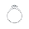 thumbnail image 2 of KATARINA Diamond Halo Engagement Ring in 14K White Gold (2/3 cttw, I-J, I1-I2) (Size-6), 2 of 3