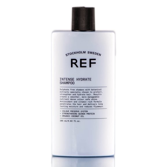 9.63 oz , REF Reference of Sweden - Intense Hydrate Shampoo Hair - Pack of 1 w/ SLEEKSHOP Pin Comb