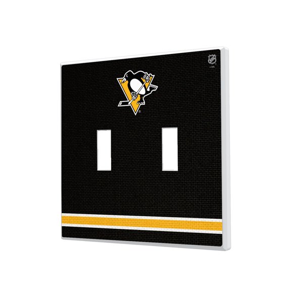 Pittsburgh Penguins Double Toggle Lightswitch Plate