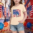 thumbnail image 4 of Cloaraye Boys Girls 4th of July T-Shirt Kids Independence Day Printed Crew Neck Short Sleeve Tee Shirts 2-14 Years, 4 of 5