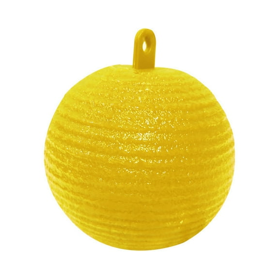 Yucurem Ball Fruit Fly Catcher 8cm Sticky Trap for Catching Fruit Insects Gardening Supplies (Yellow)
