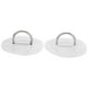 thumbnail image 3 of Parche de almohadilla de DRing para Kayak, bote inflable, hebilla fija de acero inoxidable marino de PVC (blanco), 2 uds., 3 of 8