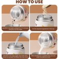 thumbnail image 2 of Hot Food Thermos, 500ml Insulated Lunch Box, 316 Stainless Steel with Bowl and Spoon, Handle, for Soup (Fruit World), 2 of 5