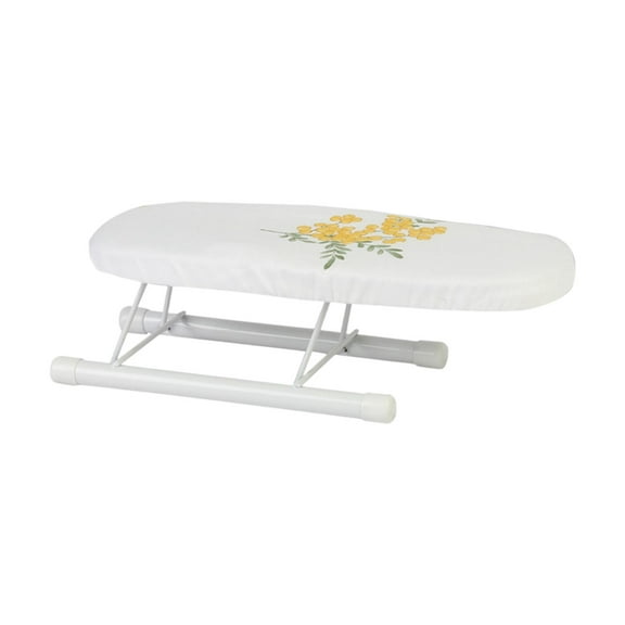 Tongina Foldable Ironing Board Mini Ironing Board Non Slip Feet Easy to Use Tabletop Iron Board Portable for Laundry Room Dorm Sewing