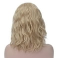 thumbnail image 2 of RightOn Blonde Wig for Women Short Curly Wavy Bob Wig Light Blonde Wig Synthetic Wigs with Wig Cap, 2 of 5