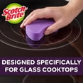 thumbnail image 4 of YANTONG Glass Cooktop Pads, Scratch-Free & Non-Abrasive Scrubbers for Glass or Ceramic Stovetops, Cleans Burnt-On Messes with Just Water, Reusable Dishwasher-Safe Design, 4 Pads, 4 of 5